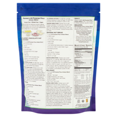 Pamela s Artisan Blend Whole Grain All Purpose Flour 4 lb Fairway