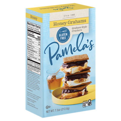 Pamela's Gluten Free Honey Grahams Style Crackers, 7.6 oz