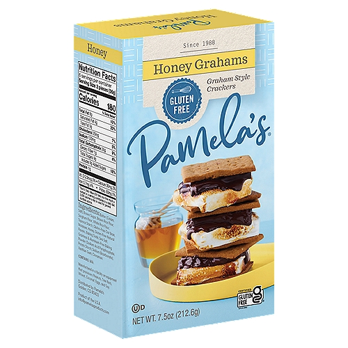 Pamela's Gluten Free Honey Grahams Style Crackers, 7.6 oz