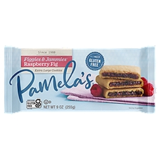 Pamela's Figgies & Jammies Gluten Free Raspberry Fig Extra Large Cookies, 9 oz