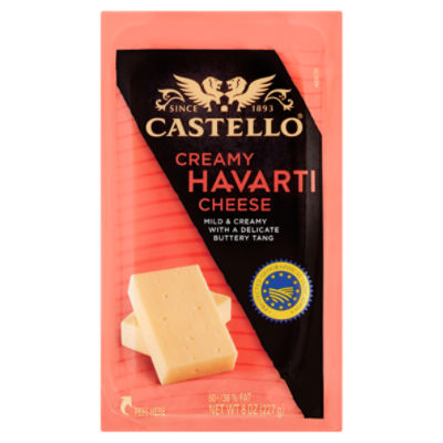 Castello Creamy Havarti Cheese, 8 oz