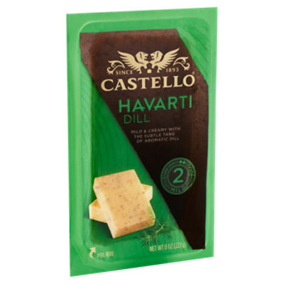 Castello Dill Havarti Cheese, 8 oz