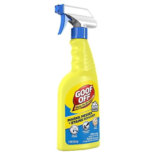 Goof Off Marks, Messes, & Stains Remover, 1 pint