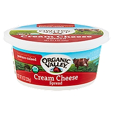 Organic Valley Spread, Cream Cheese, 8 Ounce