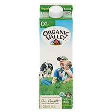 Organic Valley Ultra Pasteurized Organic Fat Free Milk, 32 oz