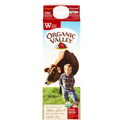 Organic Valley Organic Whole Milk, 1 quart