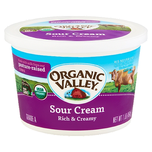 Organic Valley Sour Cream, 1 lb
