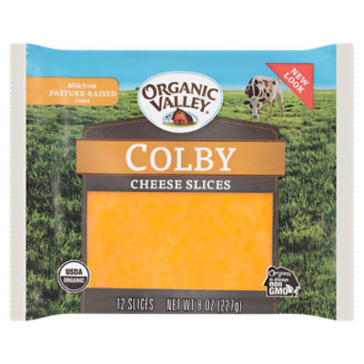 Slices Organic Organic Cheese Colby Valley
