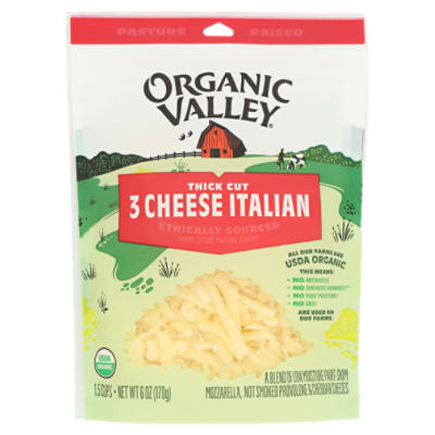 3 Cheese Italian Cheddar, Mozzarella & Provolone