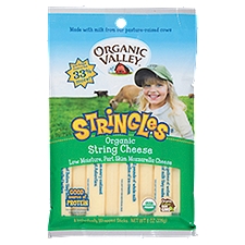 Organic Valley Stringles Organic, String Cheese, 8 Ounce