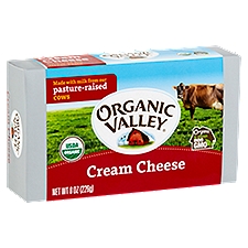 Organic Valley Cream Cheese, 8 Ounce