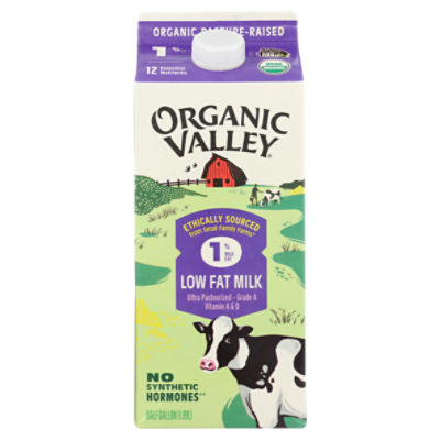 Organic Valley Low Fat Milk, half gallon The Fresh Grocer