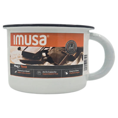 Imusa 24 Oz White Mug