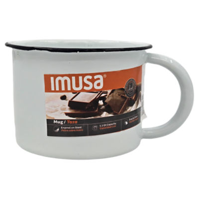 Imusa 1.1 Qt White Mug