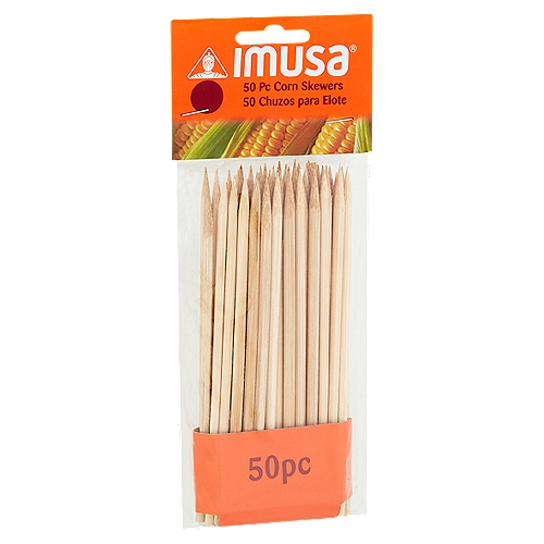 Imusa Corn Skewers, 50 count