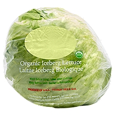 Organic Iceberg Lettuce, 1 each