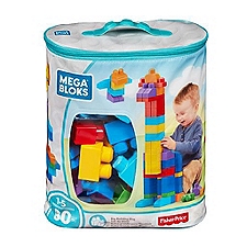 Mega Bloks Big Building Block Assortment - Classic Colors, 80, 1 each, 1 Each