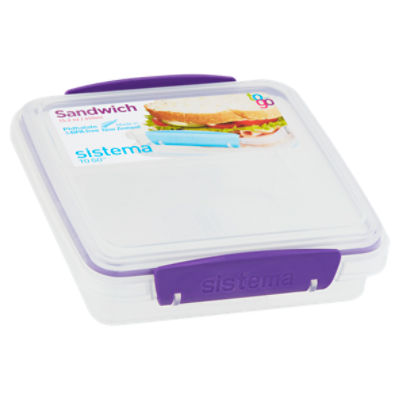 Rubbermaid Sistema Sandwich ToGo Container, 15.2 oz.