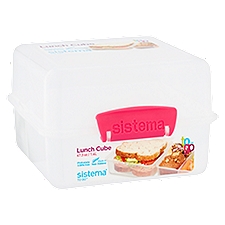 Sistema To Go 47.3 oz Lunch Cube, Container, 1 Each