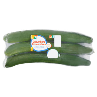 Seedless Cucumbers, 3 ct, 3 each