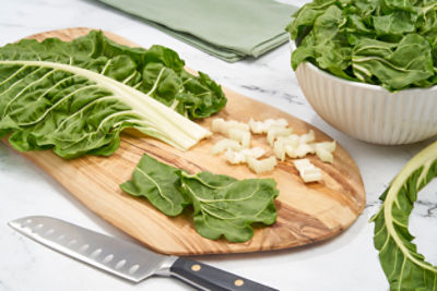 Fresh Organic Swiss Green Chard, bunch
