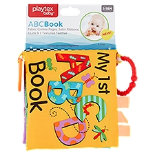 Playtex Baby ABC Book, 1-18 M, 1 Each