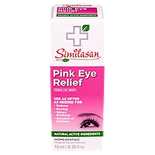 Similasan Pink Eye Relief Sterile Eye Drops, 0.33 fl oz, 0.33 Fluid ounce