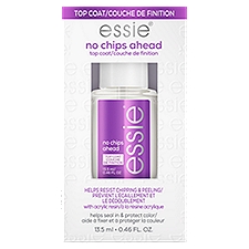 Essie No Chips Ahead, Top Coat, 0.46 Fluid ounce