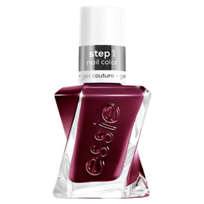 essie gel couture long-lasting nail polish, 8-free vegan, wine red, Model Clicks, 0.46 fl oz