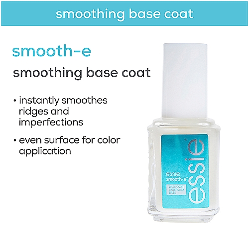essie nail care, 8-free vegan, clear base coat, Smooth-E, 0.46 fl oz