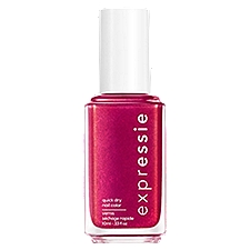 essie expressie quick dry nail polish, 8-free vegan, magenta pink, Mic Drop-It-Low, 0.33 fl oz