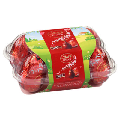 Lindt Lindor Milk Chocolate Truffle Eggs, 5.9 oz