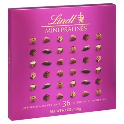 Lindt Assorted Mini Pralinés Exquisite Chocolates, 36 count, 6.2 oz