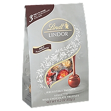 Lindt Lindor Irresistibly Smooth Assorted Milk Chocolate Truffles, 15.2 oz