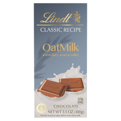 Lindt CLASSIC RECIPE OatMilk Chocolate Candy Bar, 3.5 oz. Fairway