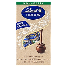 Lindt Lindor Oatmilk Dark Chocolate Truffles, 5.1 oz