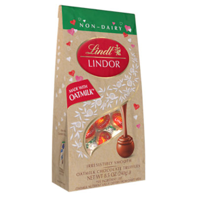 Lindt Lindor Non-Dairy Oatmilk Chocolate Truffles, 8.5 oz