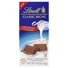 Lindt Classic Recipe Crispy Milk Chocolate, 4.4 oz