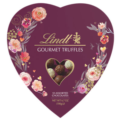 Lindt Assorted Gourmet Chocolate Truffles, 6.7 oz