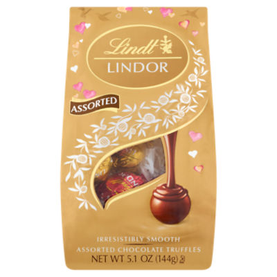 Lindt Lindor Assorted Chocolate Truffles, 5.1 oz