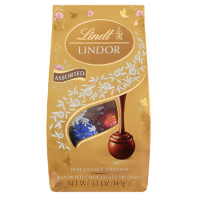 Lindt Lindor Assorted Chocolate Truffles, 5.1 oz