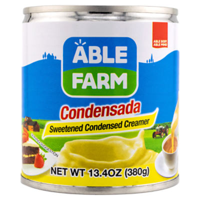 Able Farm Condensada Sweetened Condensed Creamer, 13.4 oz