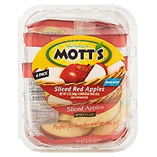 Mott's Sliced Red Apples, 2 oz, 6 count, 12 Ounce