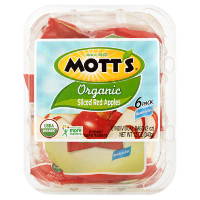 Mott's Sliced Green Apples Snack Packs, 6 pk./2 oz.