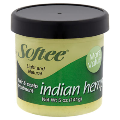 Softee Light and Natural Indian Hemp Hair & Scalp Treatment, 5 oz