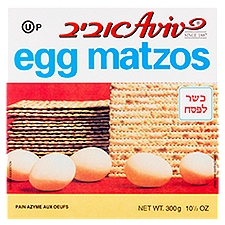 Aviv Egg Matzos, 10 1/2 oz