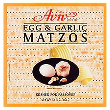 Aviv Egg & Garlic Matzos, 10 1/2 oz