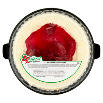 Leonard Novelty Bakery 8” Strawberry Shortcake, 24 oz - Price Rite