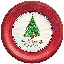 Party Impressions Classic Tree 6.75in Paper Plates, 8 count