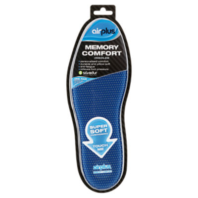 Airplus Memory Comfort Men's Insoles, 713, one pair